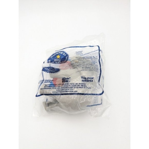 Subway Kids Meal Toys Guinness World Record 2003 Set of 6 - Picture 3 of 13